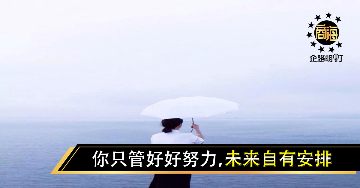 你只管好好努力，未来自有安排