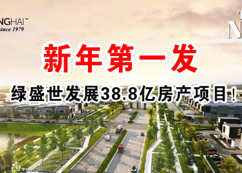 新年第一发 绿盛世发展38.8亿房产项目！