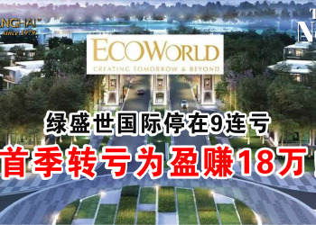 绿盛世国际停在9连亏 首季转亏为盈赚18万！