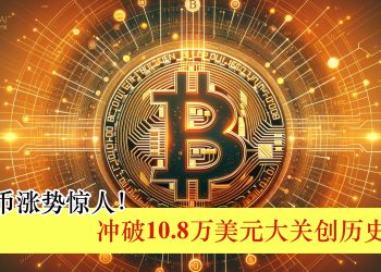 比特币涨势惊人！冲破10.8万美元大关创历史新高
