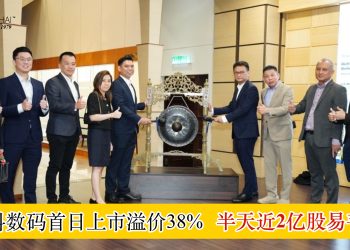 瑞科数码首日上市溢价38% 半天近2亿股易手