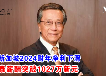云顶新加坡2024财年净利下滑 林国泰薪酬突破1027万新元