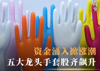资金涌入掀涨潮 五大龙头手套股齐飙升